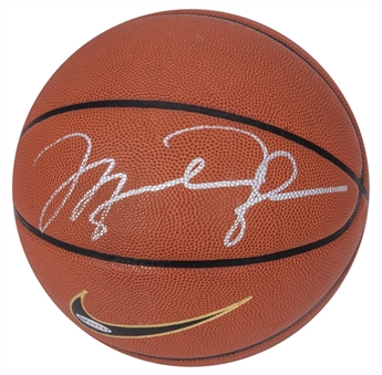 Michael Jordan Signed Nike Basketball (UDA)